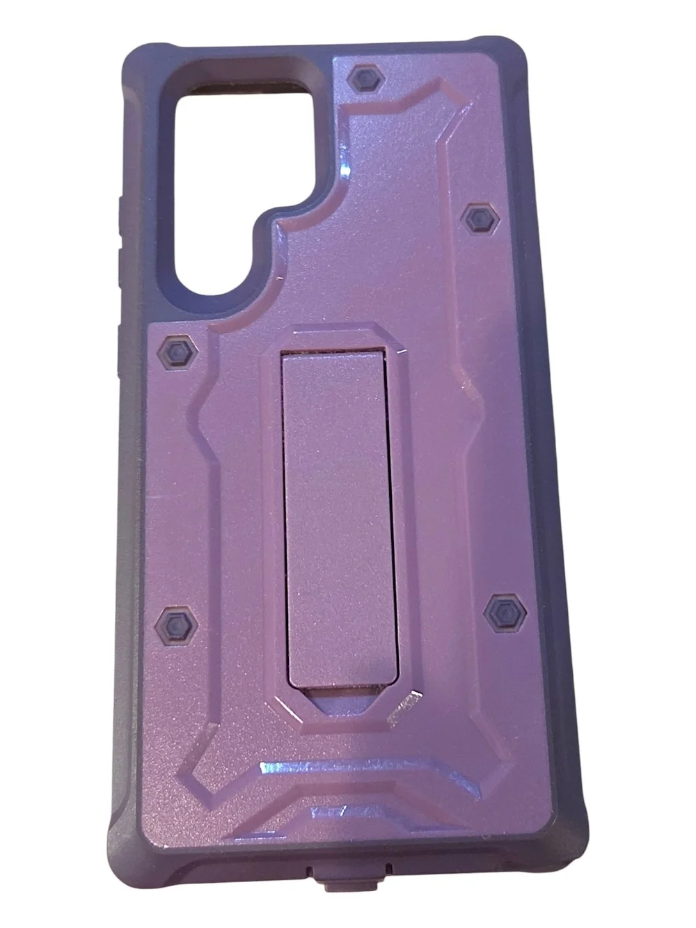 CaseBorne Purple Protective Phone Case for Samsung Galaxy s22+ with Kickstand